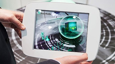 Fraunhofer Institut – Augmented Reality Exponat