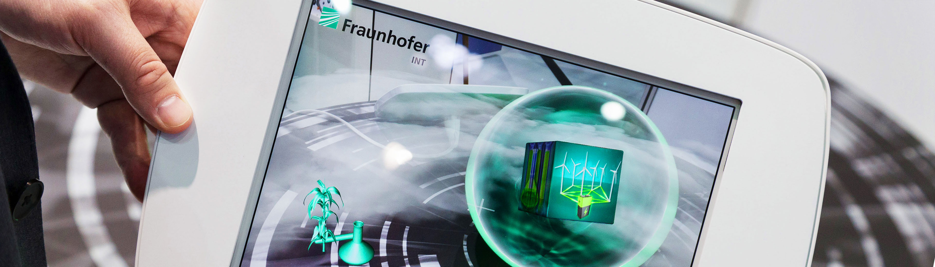 Fraunhofer-Institut für Naturwissenschaftliche Trendanalysen – Augmented Reality Exponat