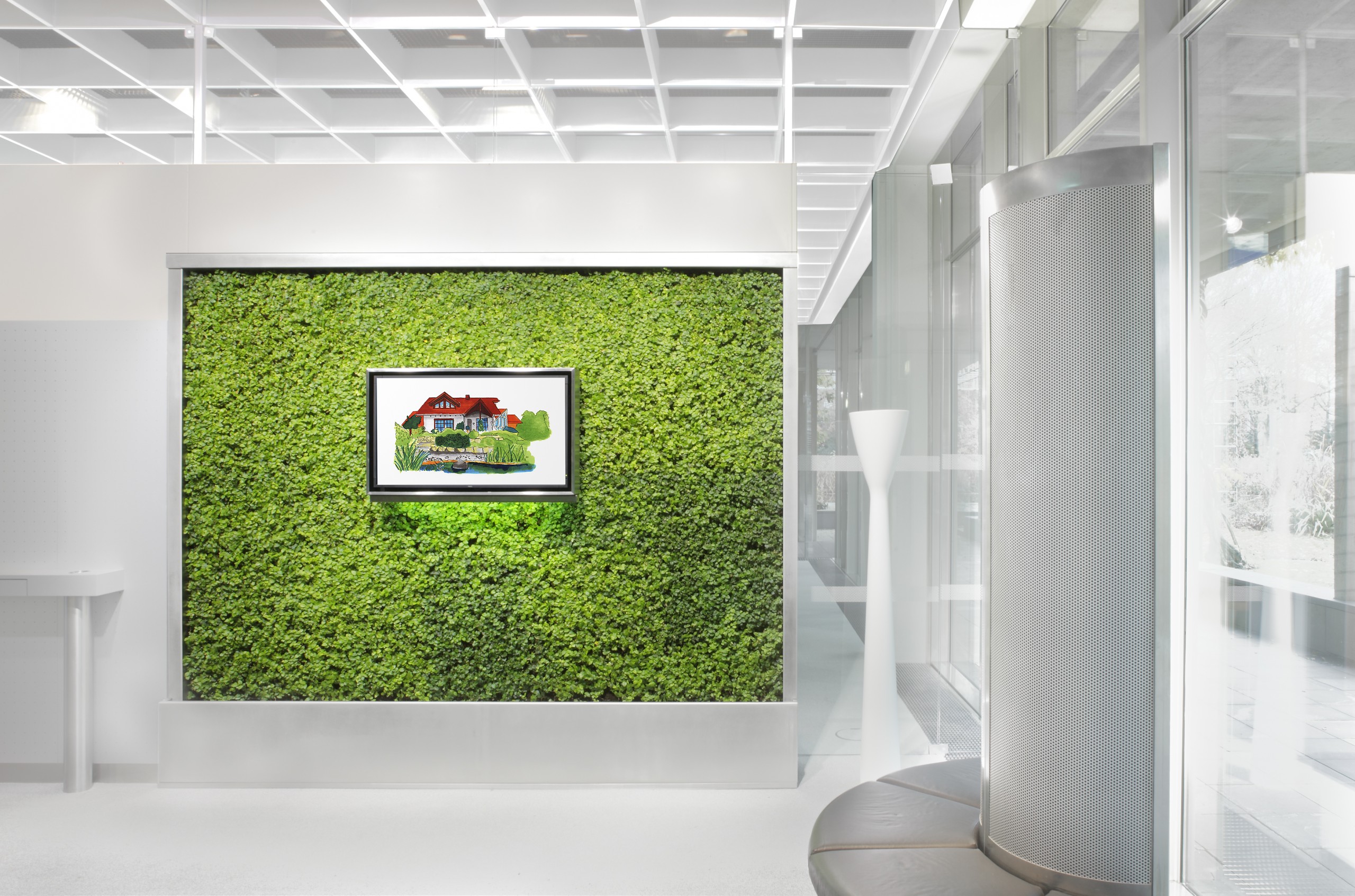 Bayer – Pflanzenwand das Bayer Kommunikationszentrum 