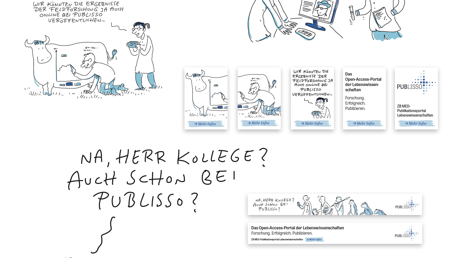 ZB MED Publisso – Werbekampagne