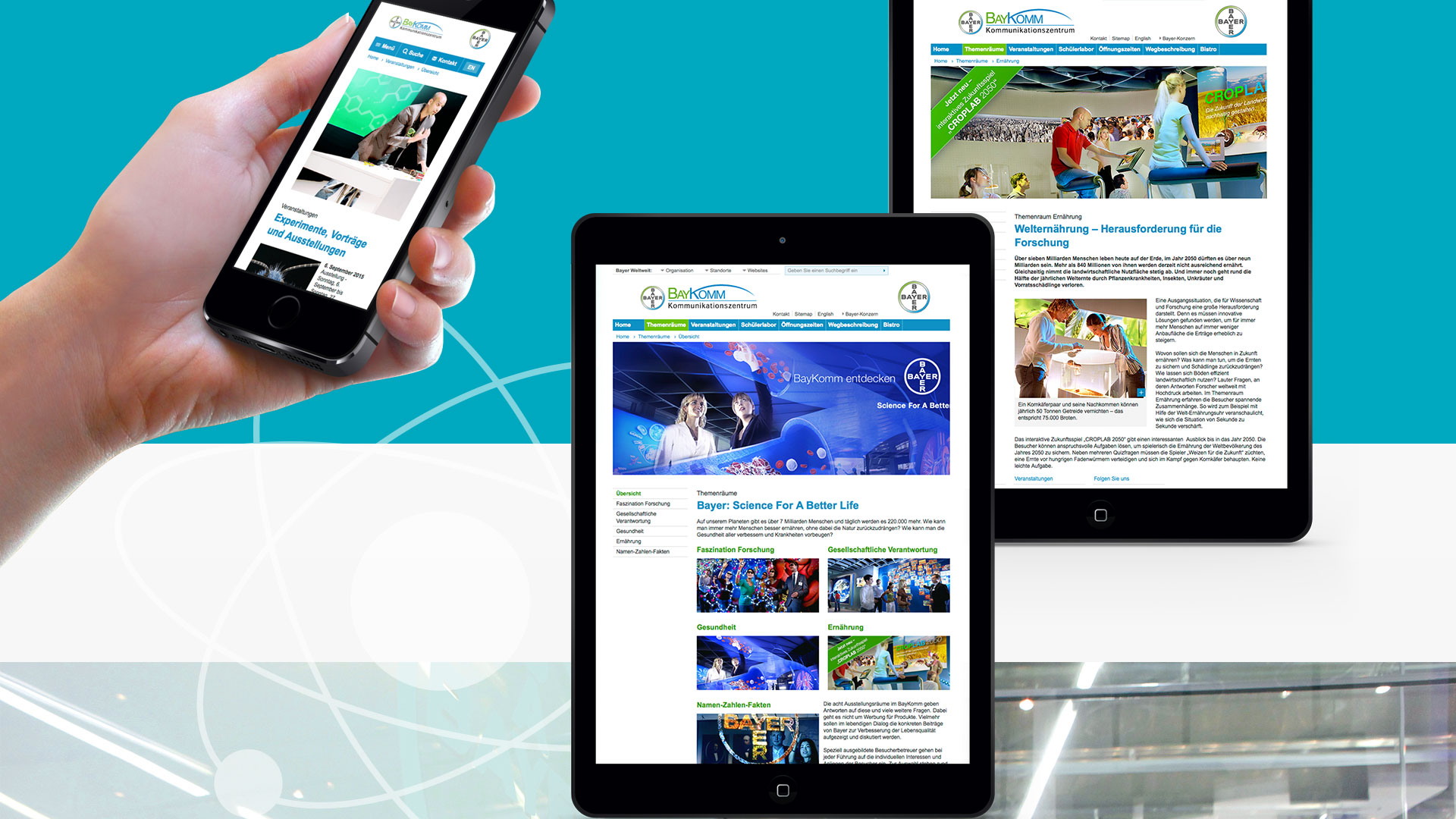 Bayer BayKomm Internet Auftritt