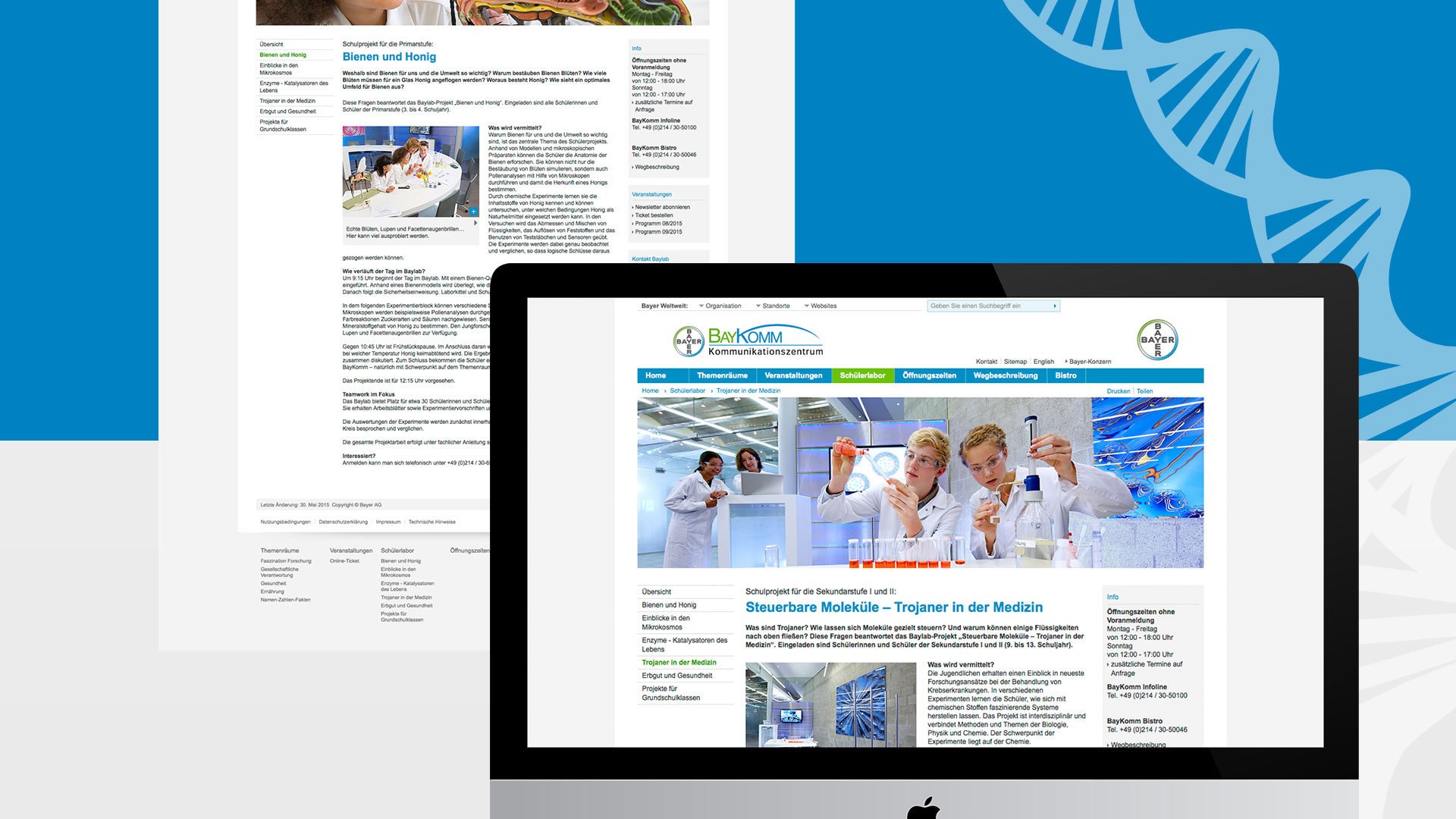 Bayer BayKomm Internet Auftritt