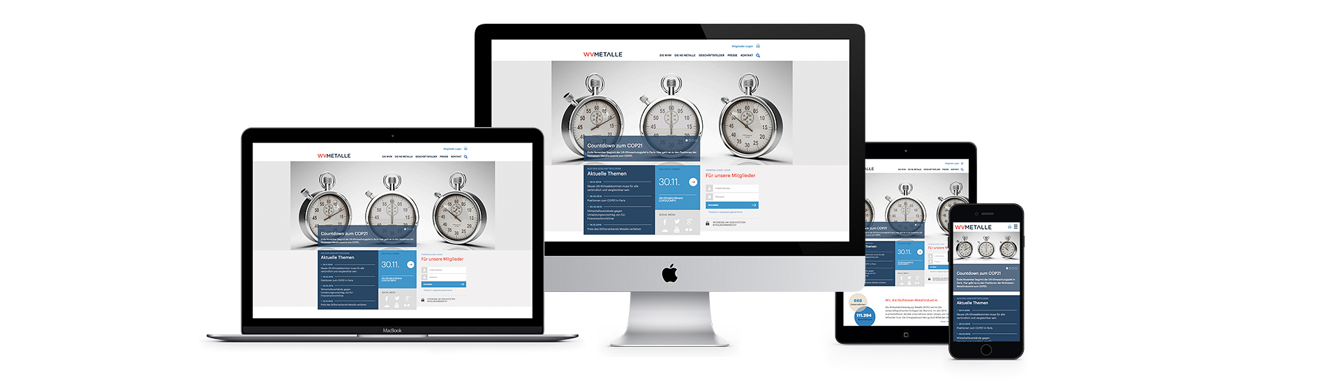 Wirtschaftsvereinigung Metalle – Relaunch Web-Portal