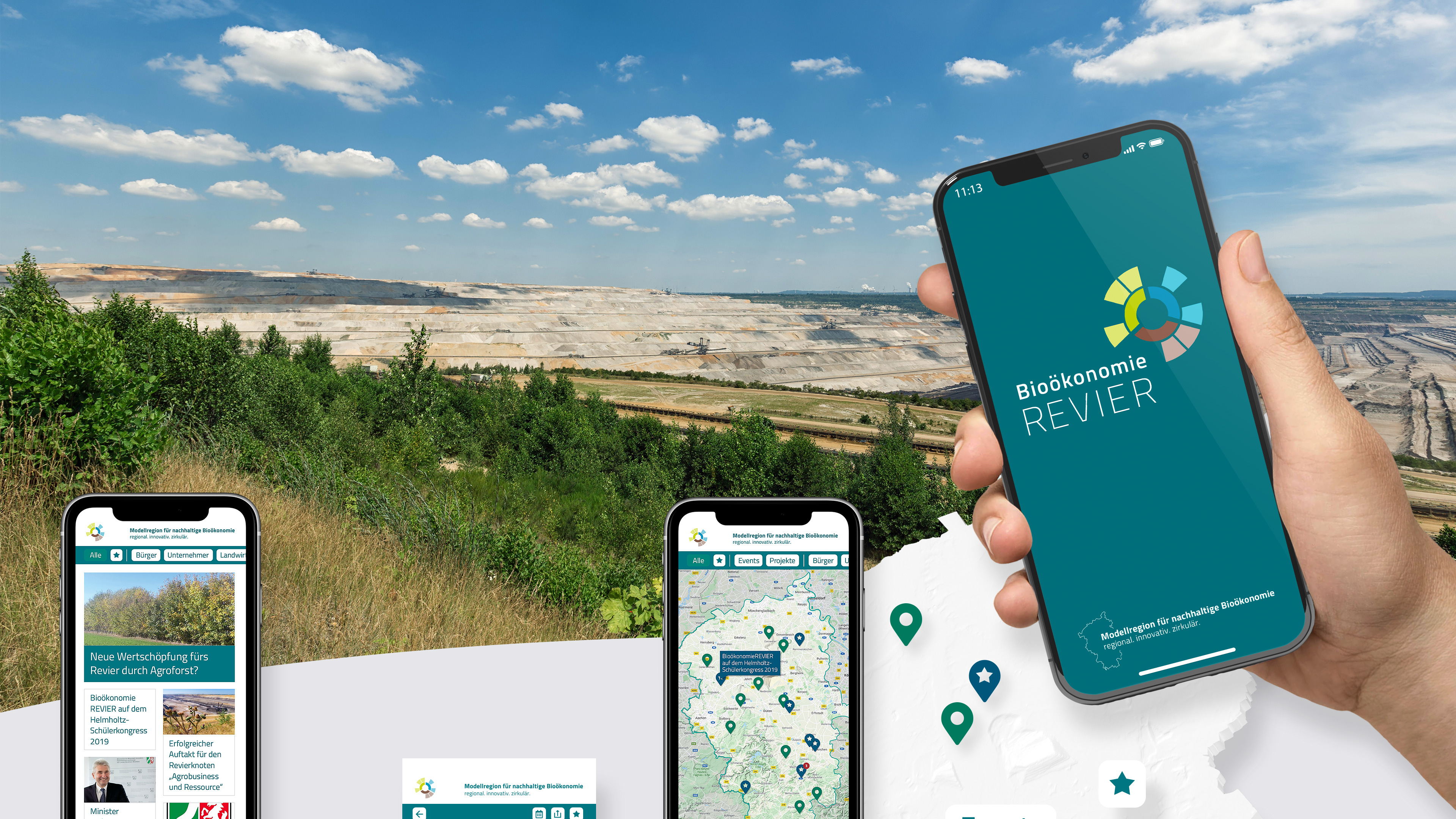 Forschungszentrum Jülich – BioökonomieREVIER-App