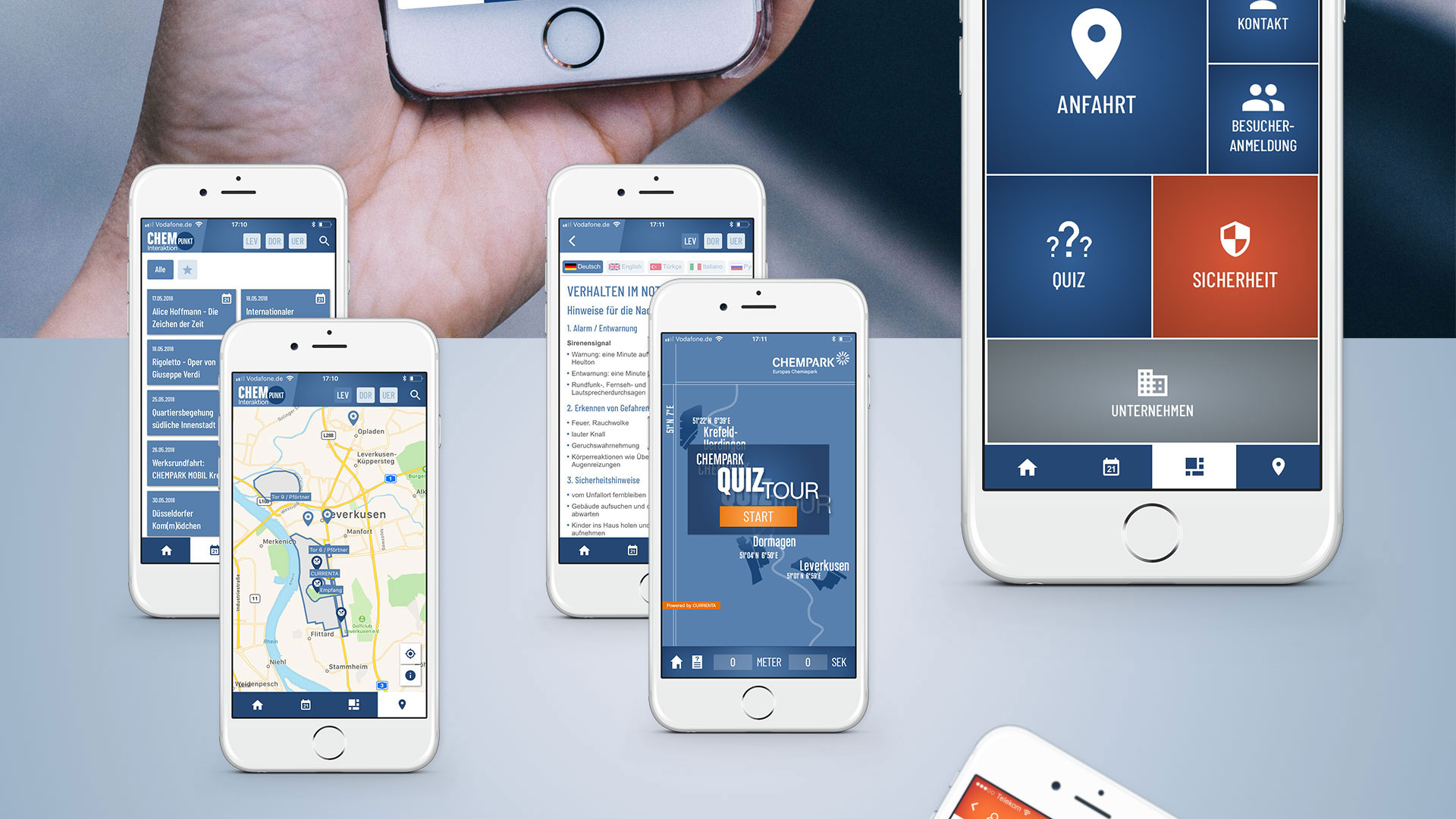CHEMPUNKT Interaktion App