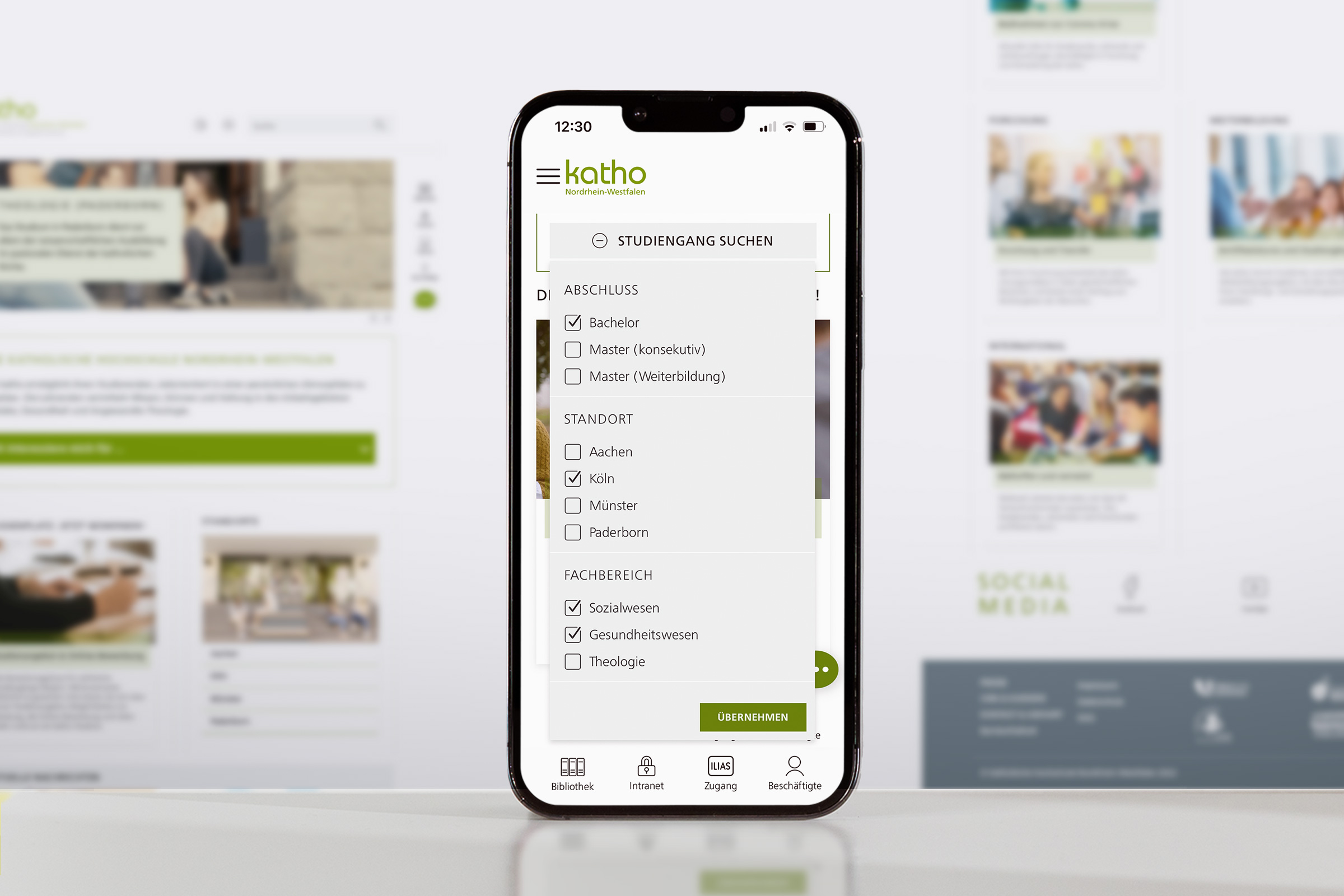 Website Relaunch Katholische Hochschule NRW