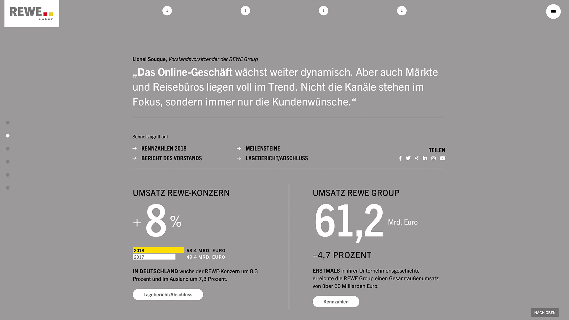 REWE Geschäftsbericht 2018
