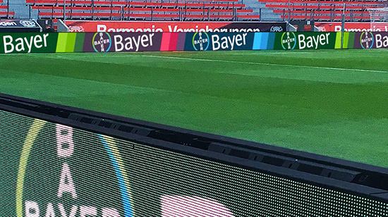 Bayer AG – Animierte Bandenwerbung Bayer AG – Animierte Bandenwerbung